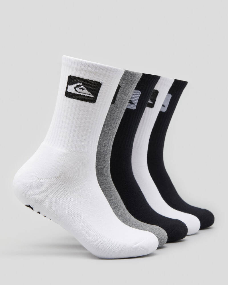 Quiksilver Crew Socks 5 Pack for Mens