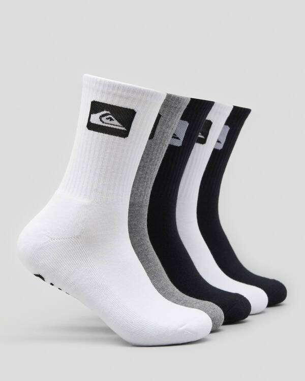 Quiksilver Crew Socks 5 Pack for Mens