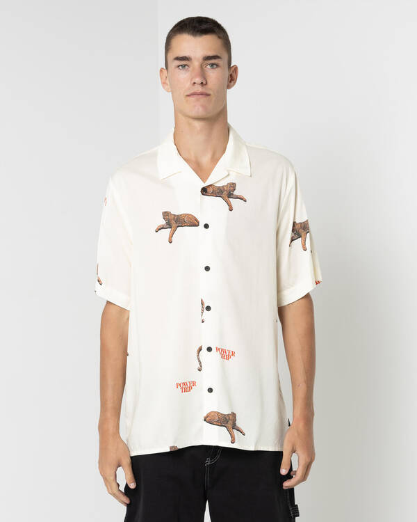 Thrills Power Trip Bowling Shirt for Mens