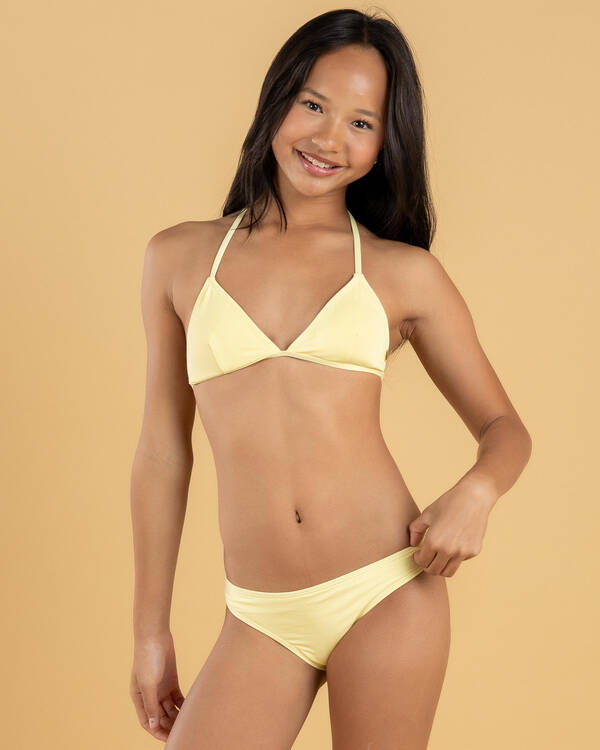 Girls' Coco Fixed Triangle Bikini Set