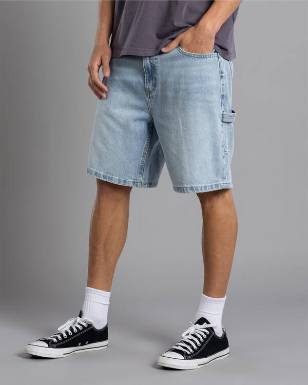 Thrills Starpower Slacker Denim Shorts for Mens