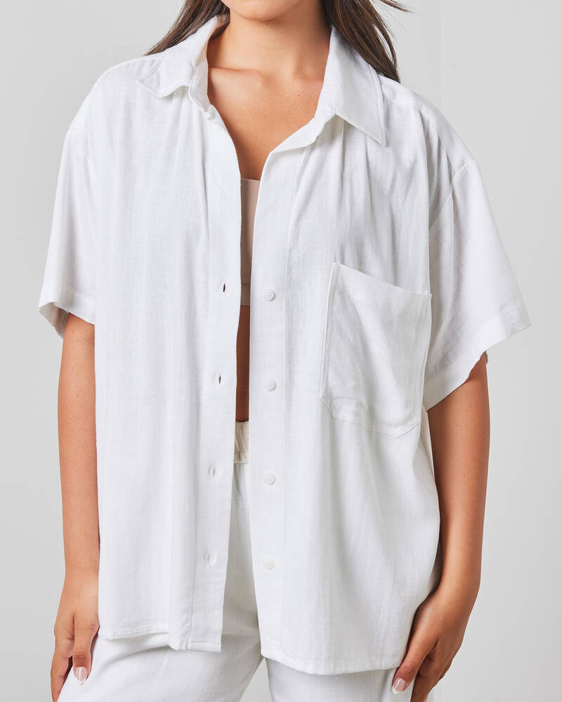 Mooloola Nora Hawaii Short Sleeve Shirt for Womens