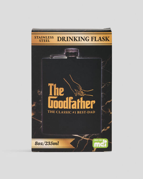 Get It Now The Goodfather Metal Flask for Unisex