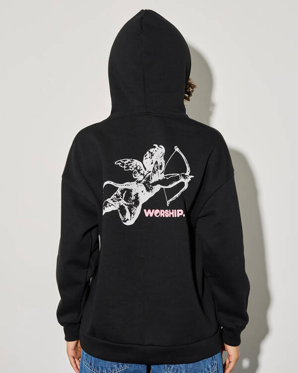 Worship Supplies Cherub Box Fit Hoodie for Womens