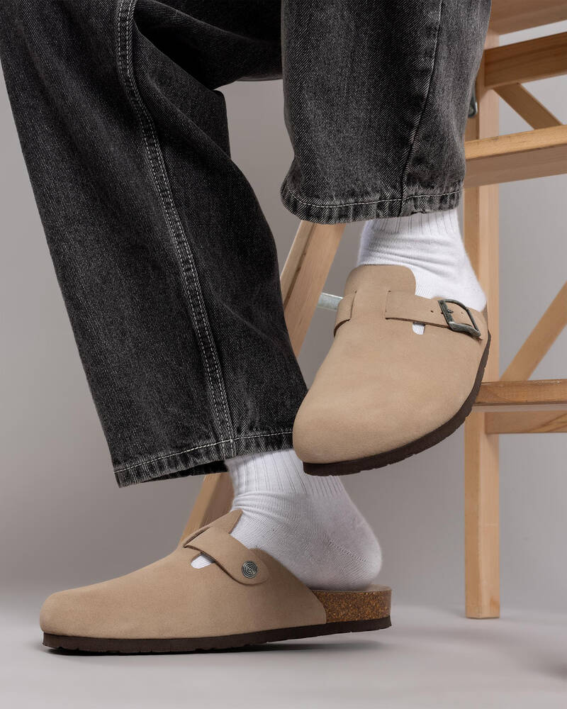 GENUINS Riva Velour Clogs for Mens