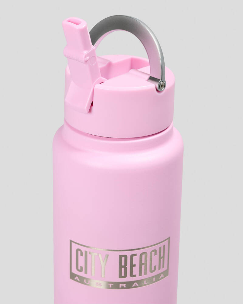 Mizu 36 oz Straw Lid City Beach Water Bottle for Mens
