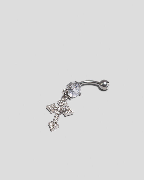 Karyn In LA Santiago Cross Belly Ring Pack for Womens