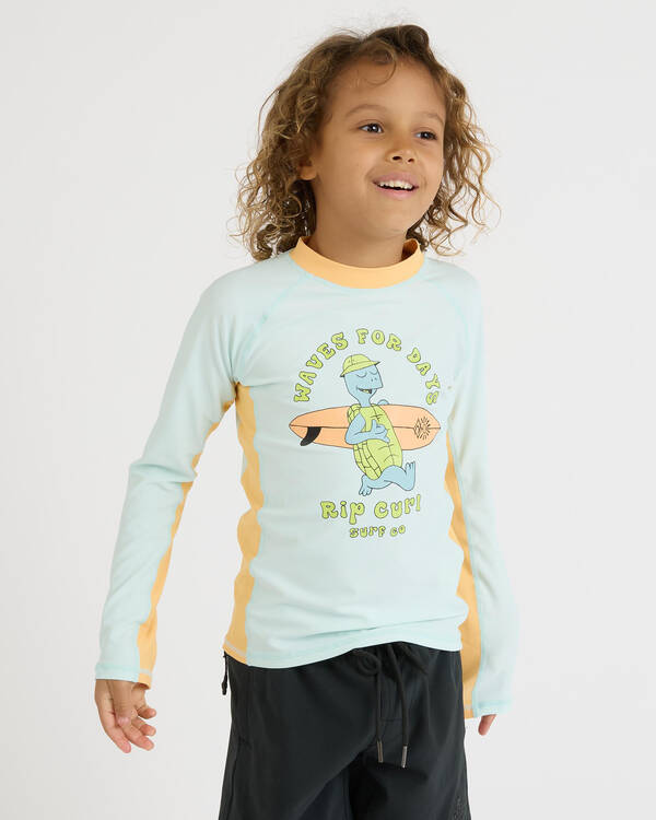Rip Curl Toddlers' Tube Turtle Long Sleeve Rash Vest for Mens
