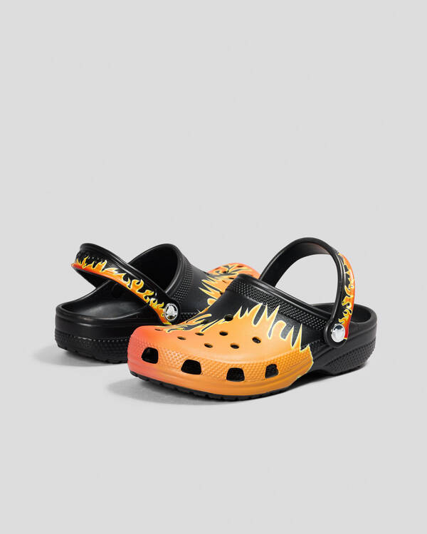 Crocs Kids Classic Flames Clog for Unisex
