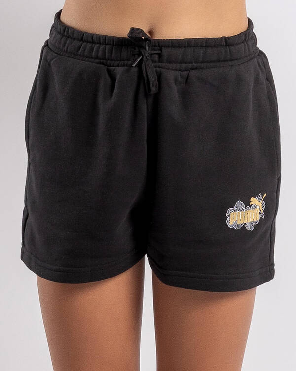 Puma Girls' Essential Class Act Shorts for Womens