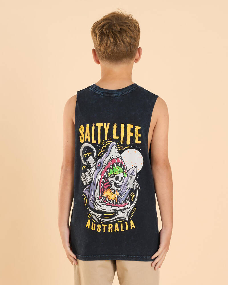 Salty Life Boys' Snap Muscle Tank for Mens