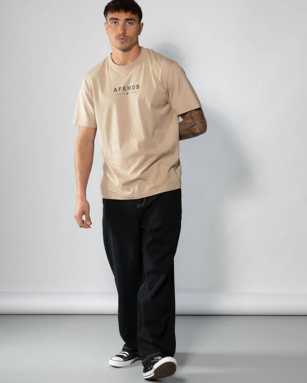 Afends Thrown Out T-Shirt for Mens
