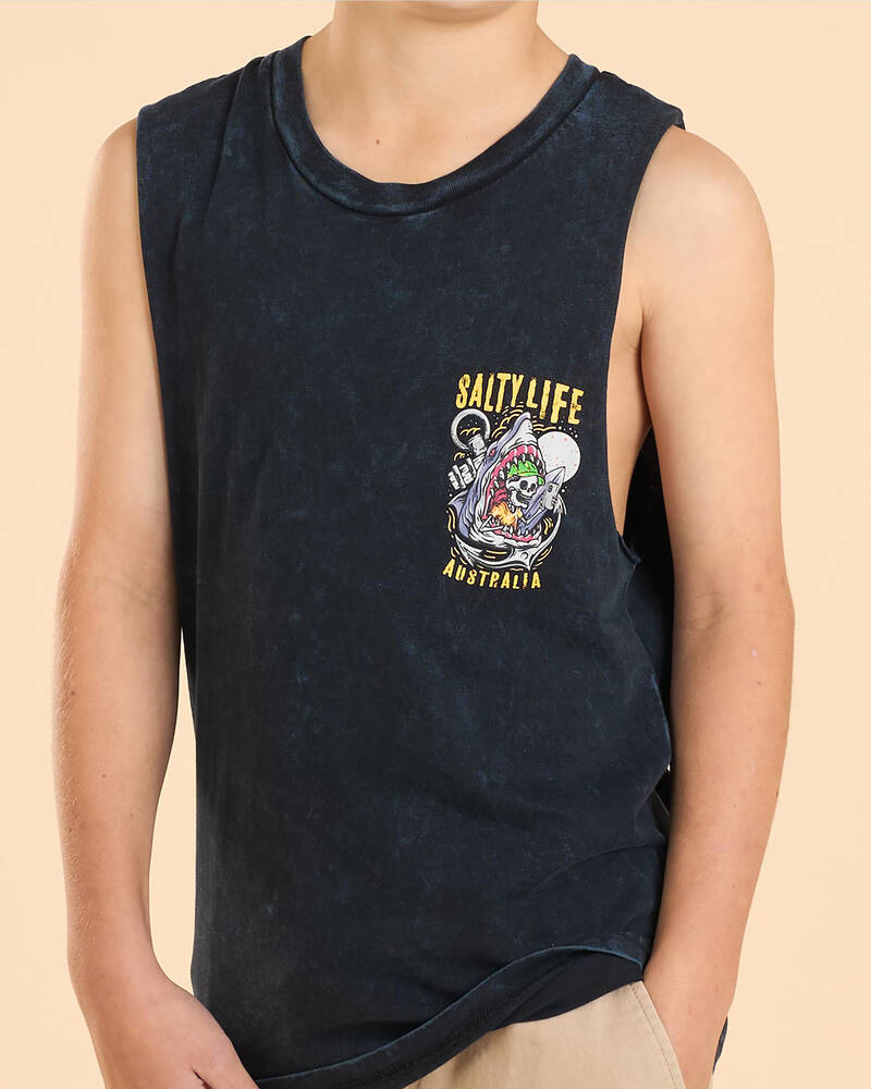 Salty Life Boys' Snap Muscle Tank for Mens