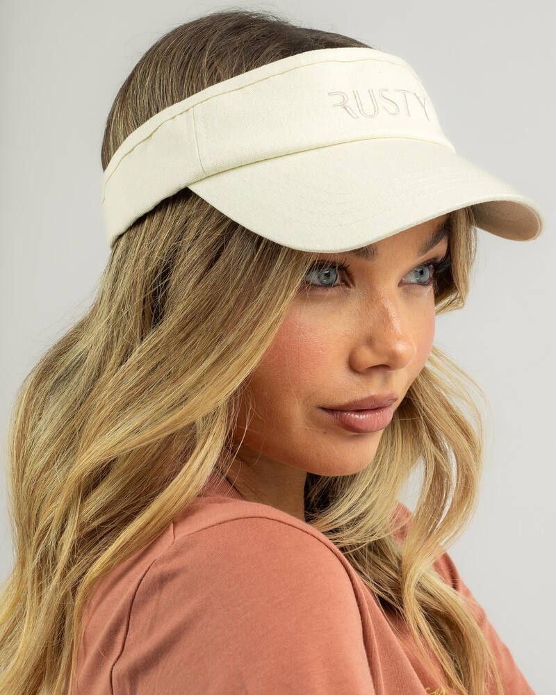 Rusty Gleam Organic Visor for Womens