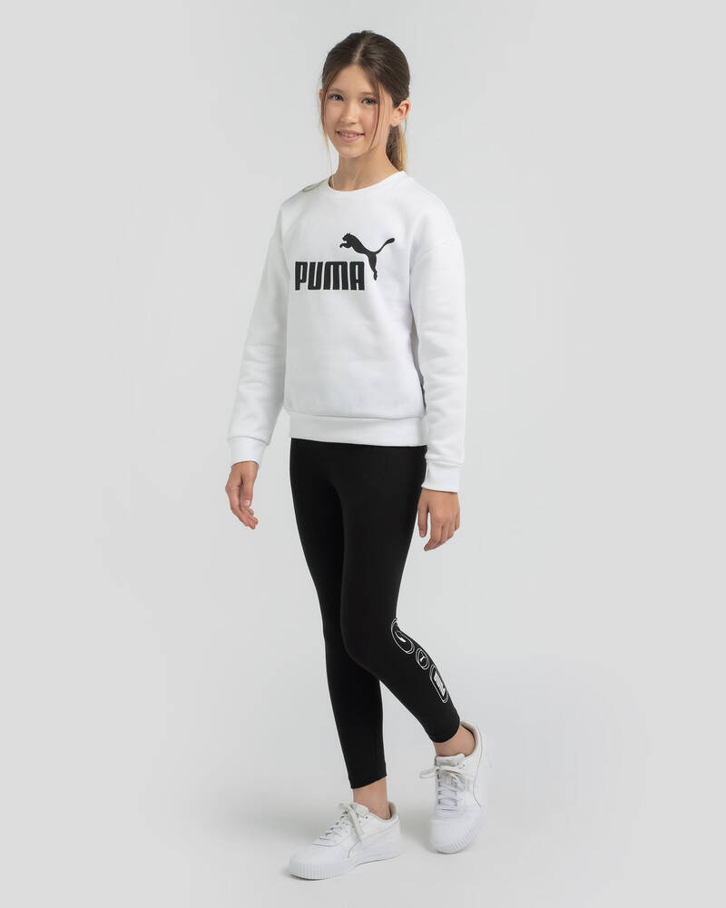 Puma Girls' Essential Logo Sweatshirt for Womens