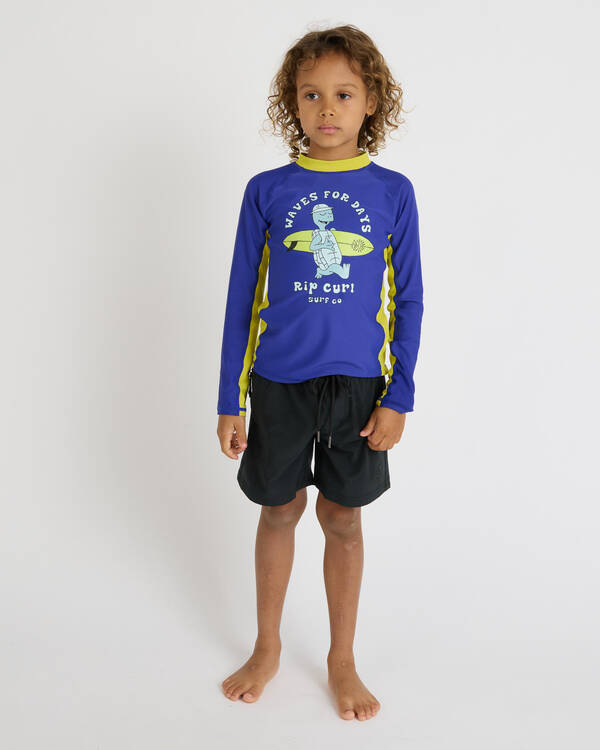 Rip Curl Toddlers' Tube Turtle Long Sleeve Rash Vest for Mens