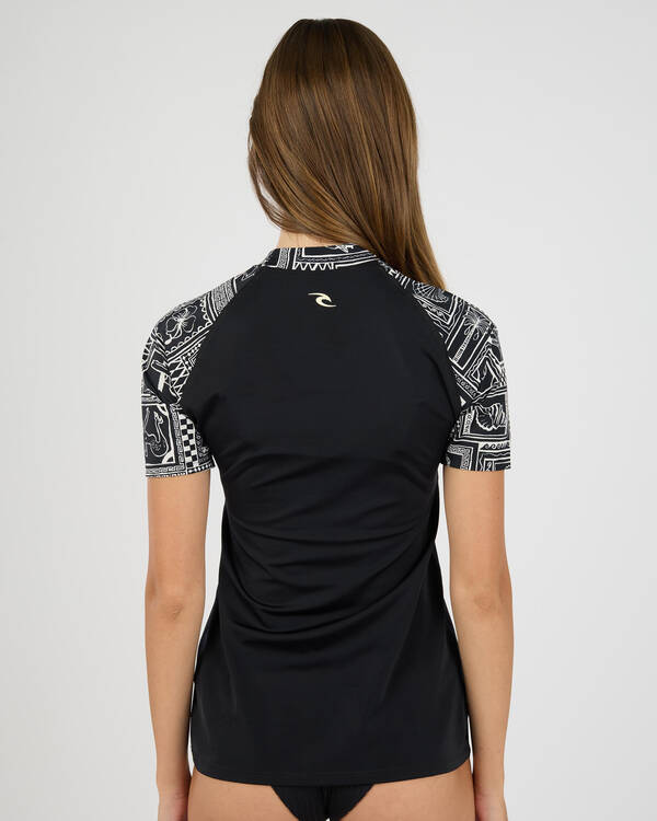 Rip Curl Mermaid Beach Short Sleeve UPF Rash Vest for Womens