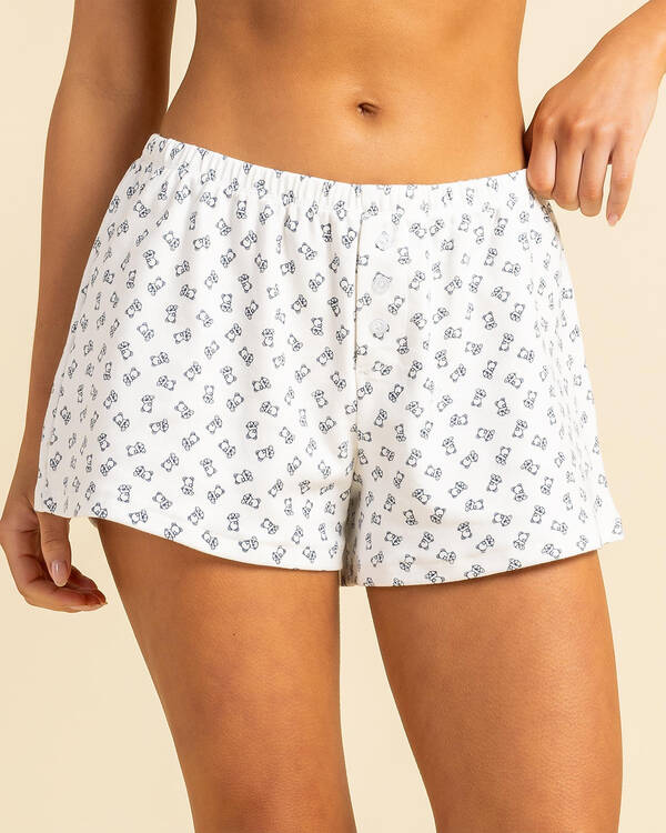 Malibu Lounge Little Bear Boxer Short for Womens