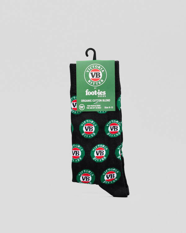 FOOT-IES Victoria Bitter Logos Organic Socks for Mens