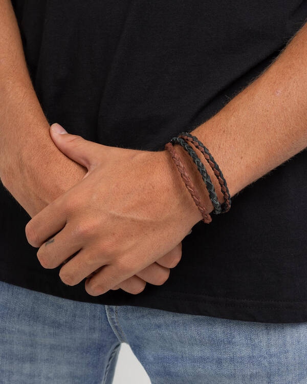 Classics 77 Black Naturals Combo Bracelet Pack for Mens