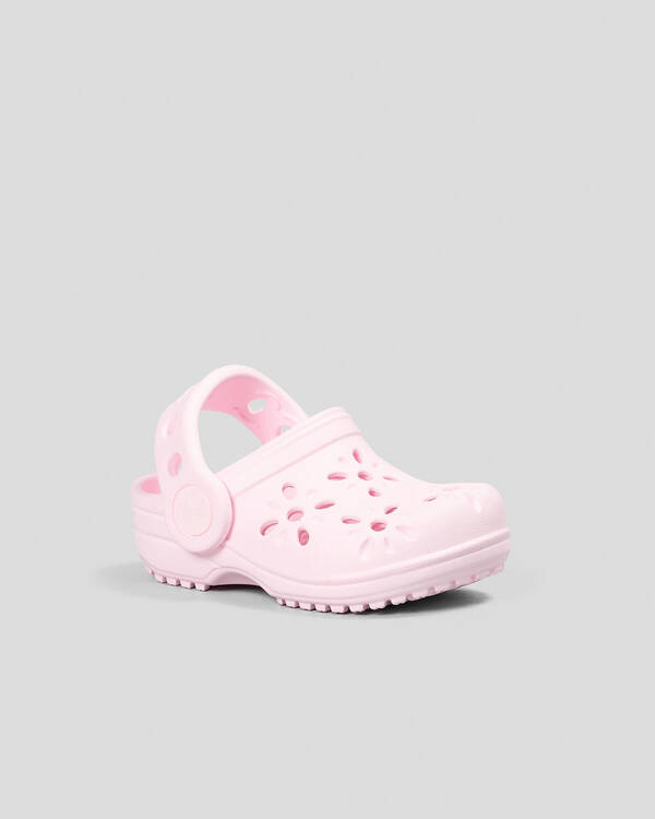 Crocs Toddlers' Classic Floral Cut Out Clog for Unisex