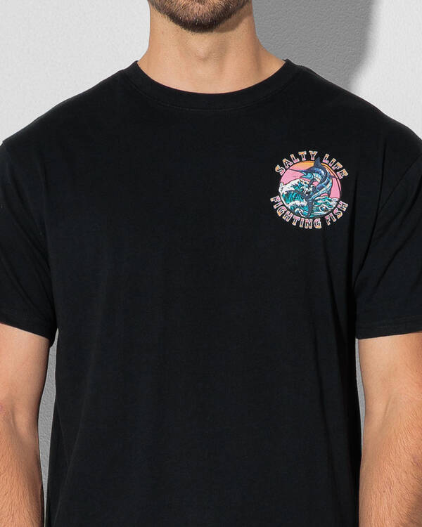 Salty Life Blue Horizon T-Shirt for Mens