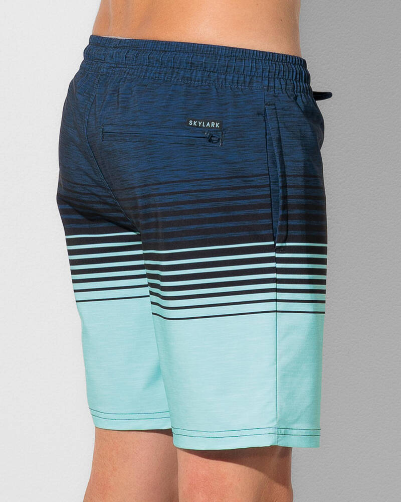 Skylark Strata Elastic Waist Shorts for Mens