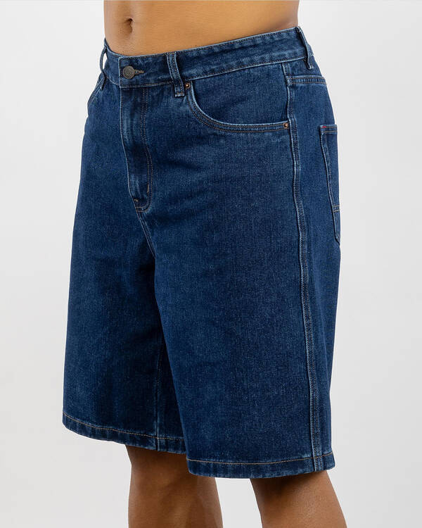 S-Double Denim Standard Shorts for Mens