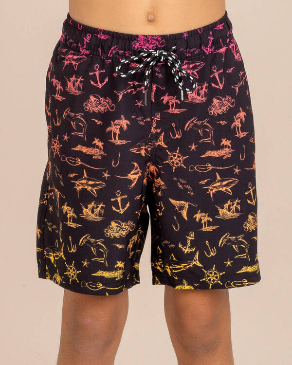 Salty Life Boys' Herd Elastic Waist Shorts for Mens