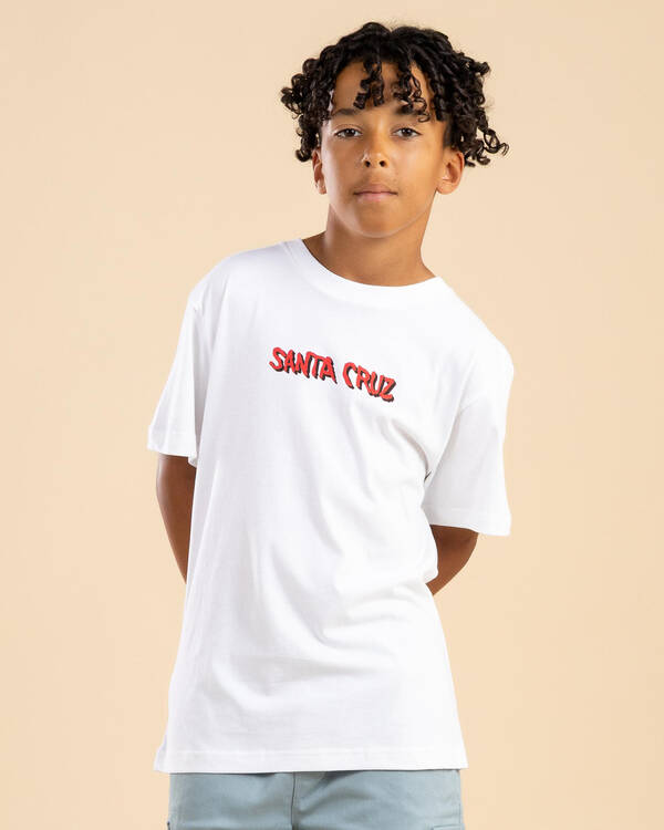 Santa Cruz Boys' Screaming Wave Front T-Shirt for Mens
