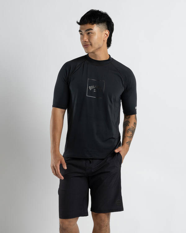 Billabong Boxed Arch Short Sleeve Rash Vest for Mens