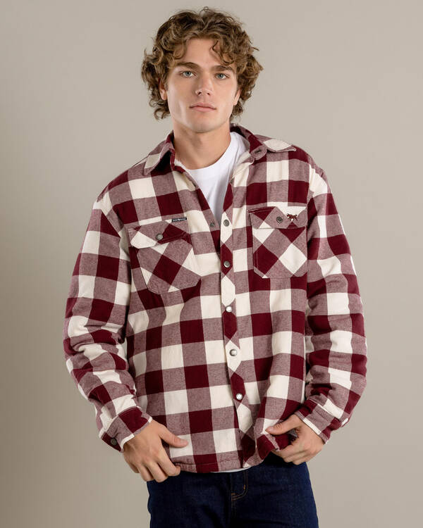 Ringers Western Sawyer Sherpa Flannel Jacket for Mens