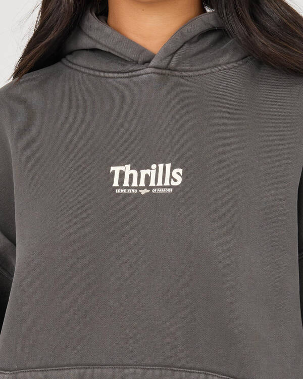 Thrills Road To Paradise Cocoon Hoodie for Womens