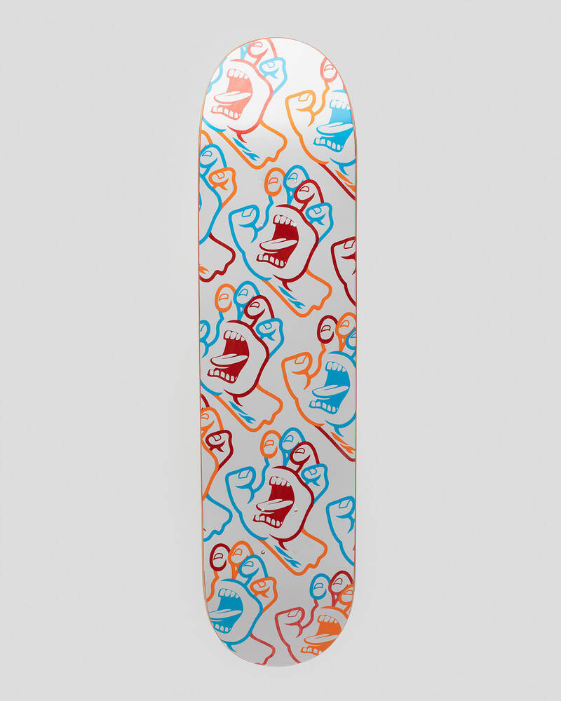 Santa Cruz Screaming Hand Fusion 7.75" Skateboard Deck for Unisex