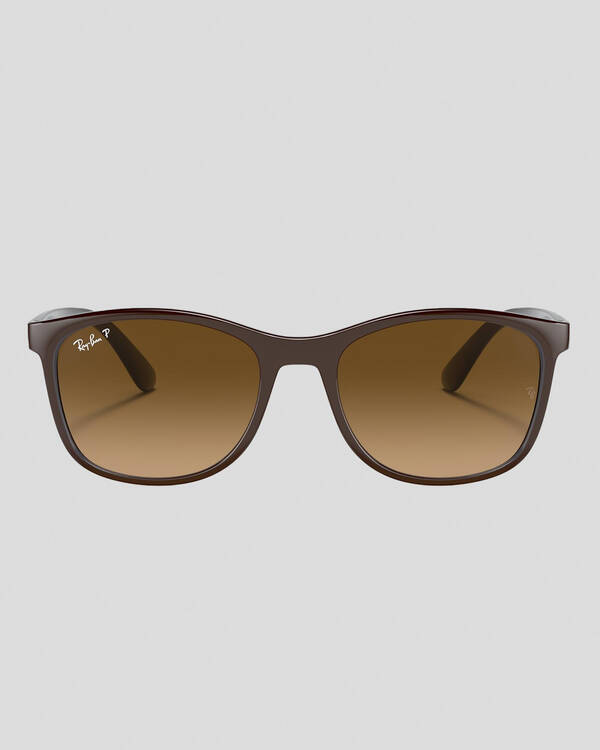Ray-Ban Square RB4374 Polarised Sunglasses for Unisex