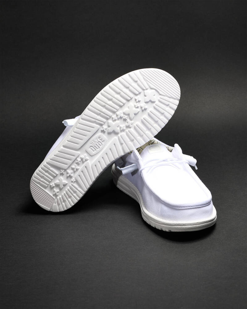HEYDUDE Wally Stretch Canvas Shoes for Mens