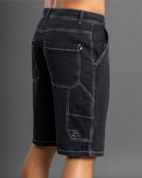 Lucid Institute Denim Walk Shorts for Mens