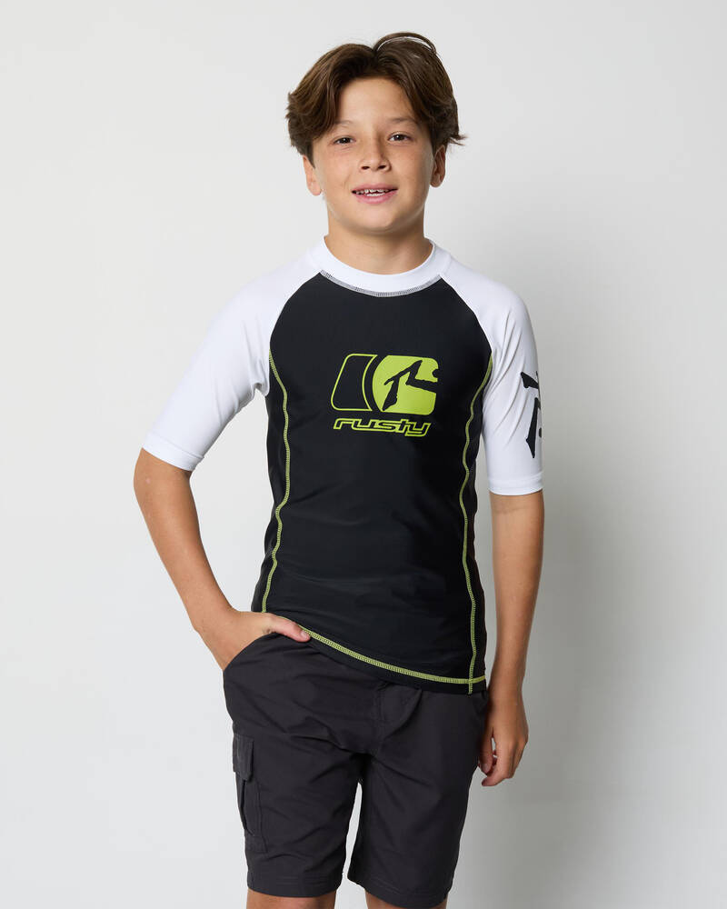 Rusty Boys' Y2SHAY Short Sleeve Wetshirt for Mens