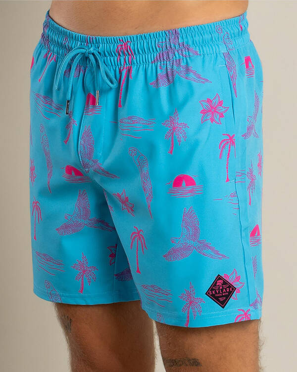 Skylark Recline Elastic Waist Shorts for Mens