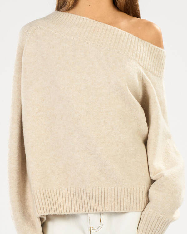 Ava And Ever Girls Megi Off Shoulder Knit Jumper for Womens