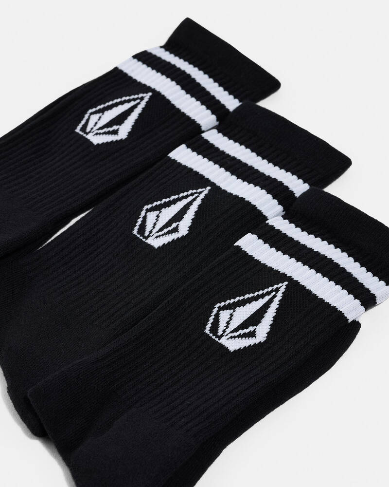 Volcom MFO Retro Stone Socks 3 Pack for Mens