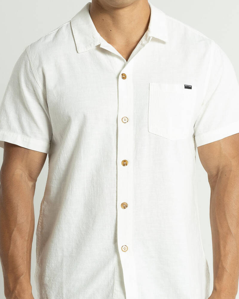 Rhythm Flag Short Sleeve Shirt for Mens