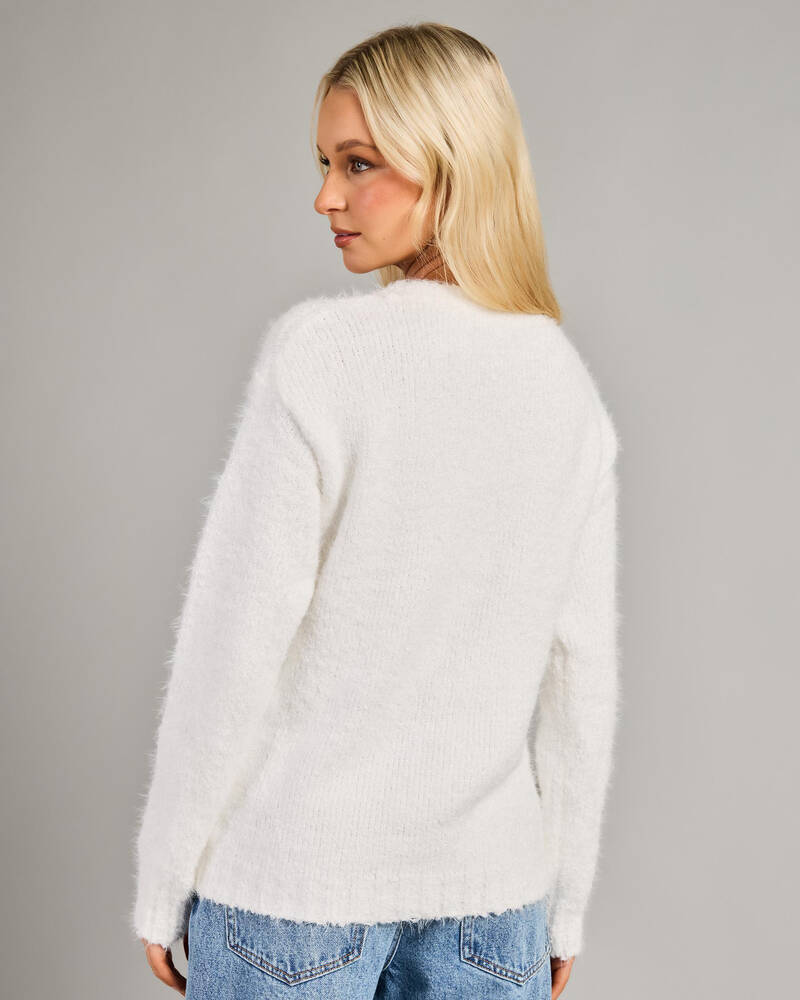 Pink Diamond Tessa Crew Neck Knit for Womens