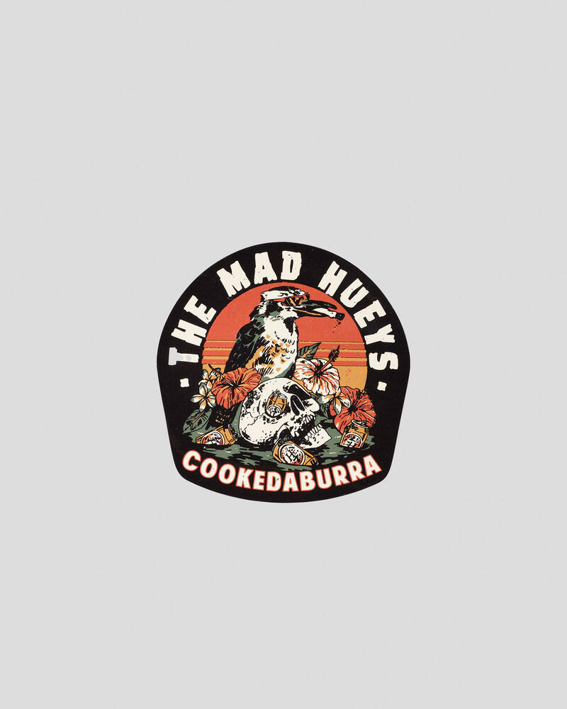 The Mad Hueys Stranded Cookedaburra Sticker for Mens