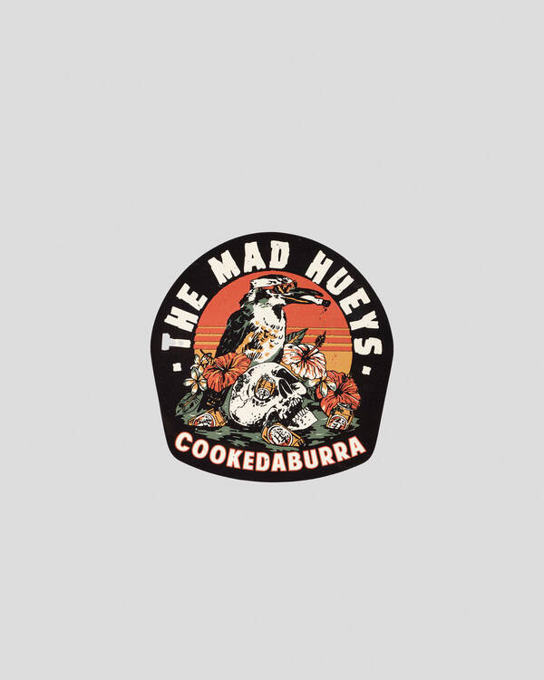 The Mad Hueys Stranded Cookedaburra Sticker for Mens
