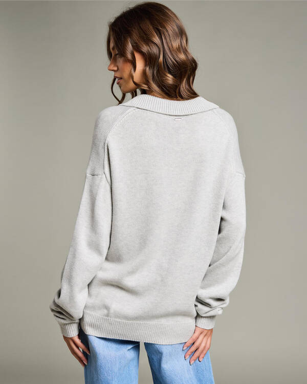 Ava And Ever Anthea Polo Collar Knit Jumper for Womens