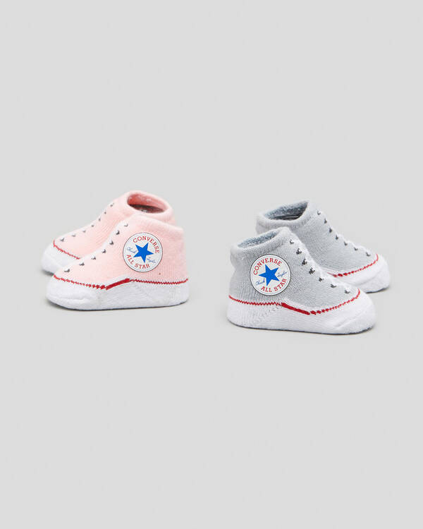 Converse Infant Chuck Taylor Booties 2 Pack for Unisex