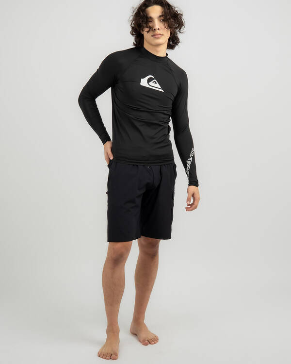 Quiksilver All Time Long Sleeve Wetshirt for Mens