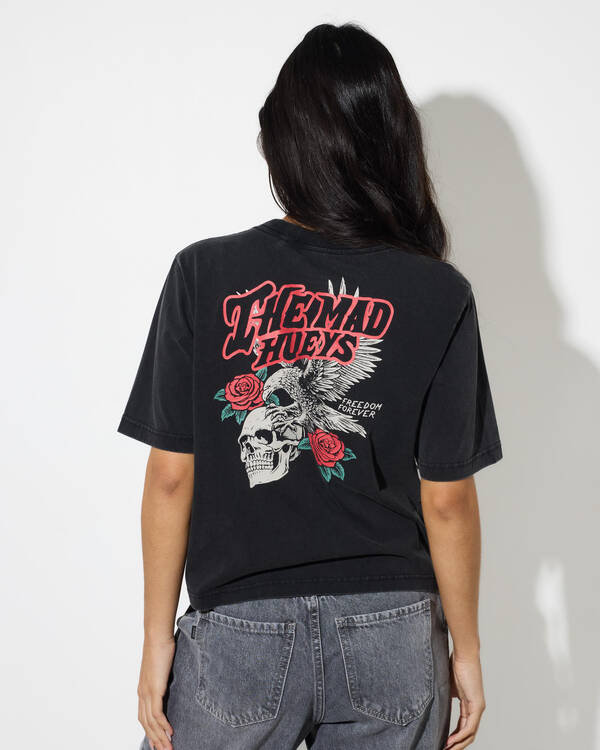 The Mad Hueys Freedom Forever Boxy T-Shirt for Womens