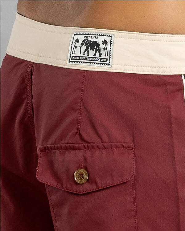 Rhythm Heritage Trunk Board Shorts for Mens